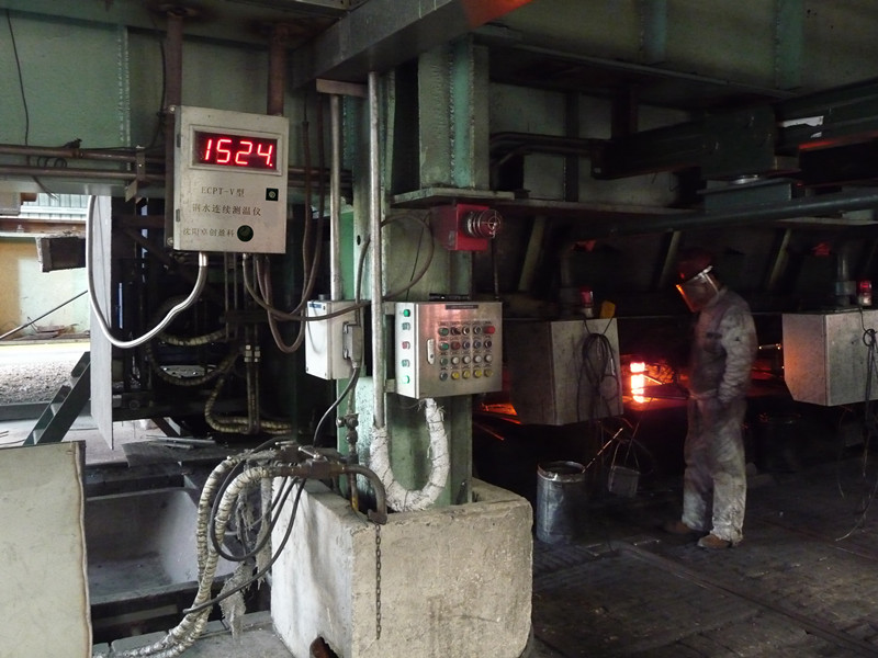 山东济钢连铸钢水连续测温应用